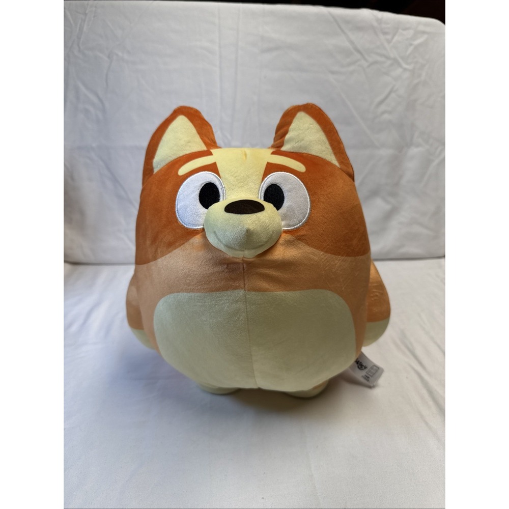 FAO Schwarz x Bluey Bingo 10" Squishy Plush Stuffed Animal New With Tags Orange